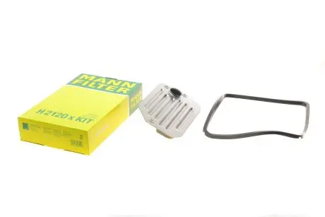 H2120XKIT Фільтр гідравлічний Audi 100/A6/A8 2.5TDI/2.6-4.2 -02 (з прокладкою) MANN підбір по vin на Brocar
