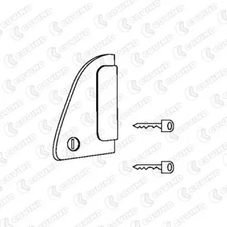 CF0195 Ручка крышки багажника Covind подбор по vin на Brocar