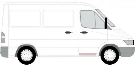 6015003546132P Ремонтна частина двері BLIC підбір по vin на Brocar