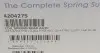 4204275 Пружина (задняя) Audi A4/A6 1.8TFSI/2.0TDI/TFSI/2.7TDI/2.8FSI/3.0TDI 07-18 (седан) (без спорт.х.ч) LESJOFORS підбір по vin на Brocar