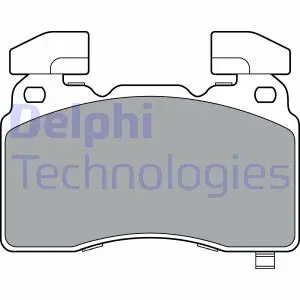 LP3366 Гальмівні колодки, дискові DELPHI підбір по vin на Brocar