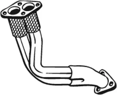 753517 Труба вихлопного газу BOSAL підбір по vin на Brocar