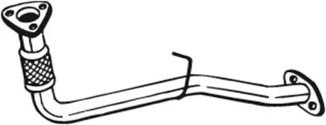 851087 Труба вихлопного газу BOSAL підбір по vin на Brocar