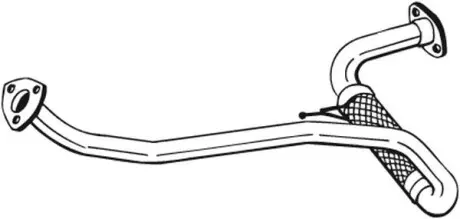 851903 Труба вихлопного газу BOSAL підбір по vin на Brocar