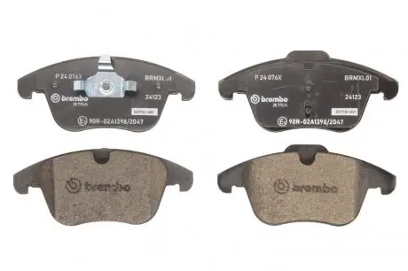 P24076X Тормозные колодки дисковые BREMBO подбор по vin на Brocar