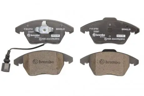 P85075X Гальмівна колодка Brembo Xtra BREMBO підбір по vin на Brocar