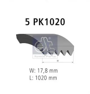 631501 Ремень генератора Mazda 626 1.8i 92-97 DT подбор по vin на Brocar