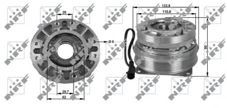 5801480322 Віскозна муфта IVECO підбір по vin на Brocar