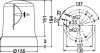 2RL008061111 Проблесковый маячок HELLA підбір по vin на Brocar