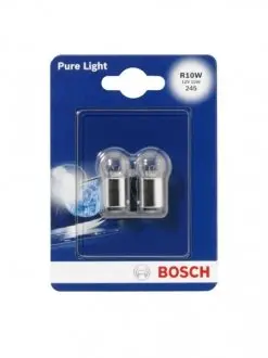 1987301019 Автолампа Bosch 1987301019 Pure Light R10W BA15s 10 W прозрачная BOSCH подбор по vin на Brocar