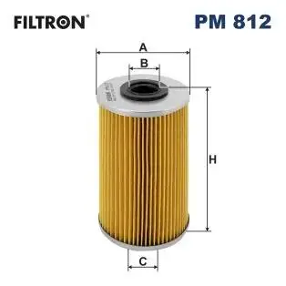 PM812 Фільтр палива FILTRON підбір по vin на Brocar