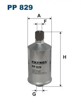 PP829 Фільтр палива FILTRON підбір по vin на Brocar