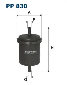 PP830 Фільтр палива FILTRON підбір по vin на Brocar