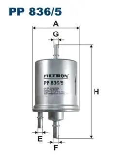 PP8365 Фільтр палива FILTRON підбір по vin на Brocar