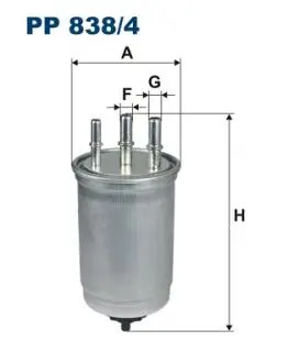 PP8384 Фільтр палива FILTRON підбір по vin на Brocar