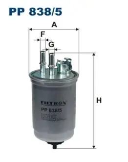 PP8385 Фільтр палива FILTRON підбір по vin на Brocar