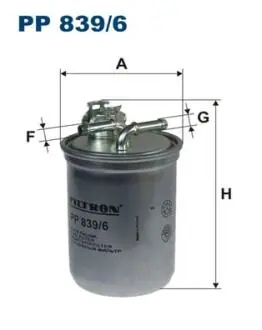 PP8396 Фільтр палива FILTRON підбір по vin на Brocar