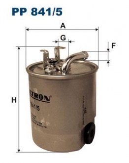 PP8415 Топливный фильтр FILTRON подбор по vin на Brocar