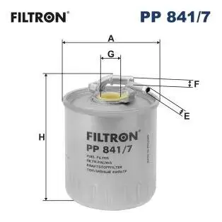 PP8417 Фільтр палива FILTRON підбір по vin на Brocar
