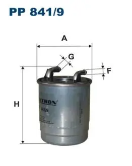 PP8419 Фільтр палива FILTRON підбір по vin на Brocar