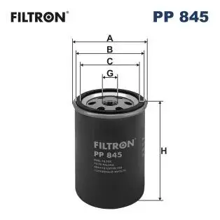 PP845 Топливный фильтр FILTRON PP845 FILTRON підбір по vin на Brocar