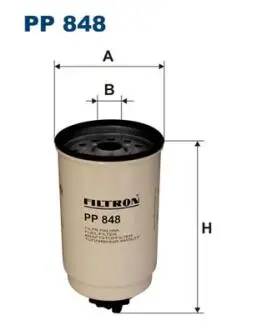 PP848 Фільтр палива FILTRON підбір по vin на Brocar
