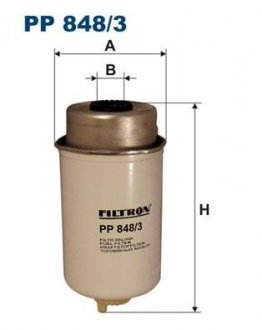 PP8483 Топливный фильтр FILTRON подбор по vin на Brocar
