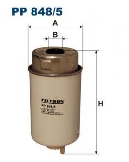 PP8485 Топливный фильтр FILTRON подбор по vin на Brocar