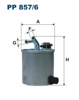 PP8576 Фільтр палива FILTRON підбір по vin на Brocar