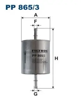 PP8653 Фільтр палива FILTRON підбір по vin на Brocar