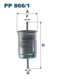 PP8661 Фільтр палива FILTRON підбір по vin на Brocar