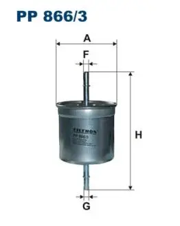 PP8663 Фільтр палива FILTRON підбір по vin на Brocar