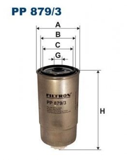 PP8793 Топливный фильтр FILTRON подбор по vin на Brocar