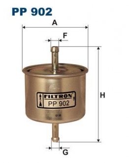 PP902 Топливный фильтр FILTRON подбор по vin на Brocar