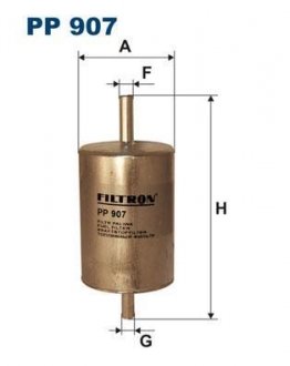 PP907 Топливный фильтр FILTRON подбор по vin на Brocar