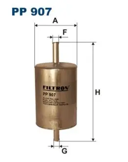 PP907 Топливный фильтр FILTRON підбір по vin на Brocar