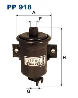 PP918 Топливный фильтр FILTRON подбор по vin на Brocar