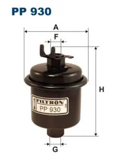 PP930 Фільтр палива FILTRON підбір по vin на Brocar