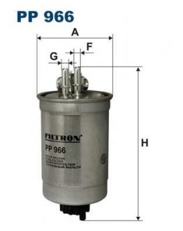 PP966 Топливный фильтр FILTRON подбор по vin на Brocar
