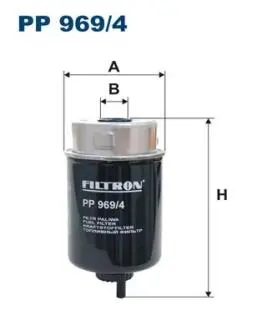 PP9694 Фільтр палива FILTRON підбір по vin на Brocar