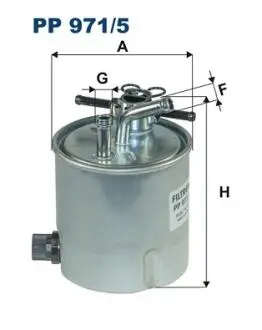 PP9715 Фільтр палива FILTRON підбір по vin на Brocar
