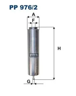 PP9762 Фільтр палива FILTRON підбір по vin на Brocar