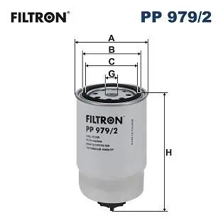PP9792 Фільтр палива FILTRON підбір по vin на Brocar
