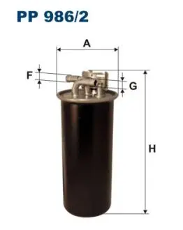 PP9862 Топливный фильтр FILTRON подбор по vin на Brocar
