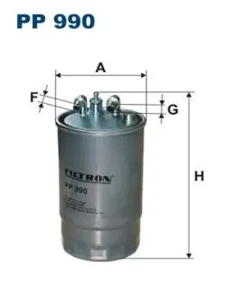 PP990 Фільтр палива FILTRON підбір по vin на Brocar
