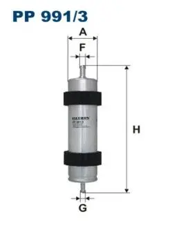 PP9913 Фільтр палива FILTRON підбір по vin на Brocar