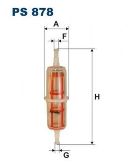 PS878 Фільтр палива FILTRON підбір по vin на Brocar