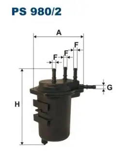 PS9802 Фильтр топливный FILTRON подбор по vin на Brocar