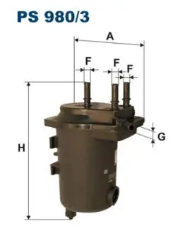 PS9803 Фільтр палива FILTRON підбір по vin на Brocar
