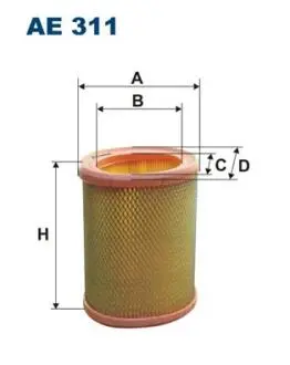AE311 Воздушный фильтр FILTRON подбор по vin на Brocar